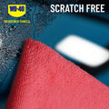 red, 50 Box | close-up texture with water droplets | Extra Absorbent Multipurpose Microfiber Towel | L40110R