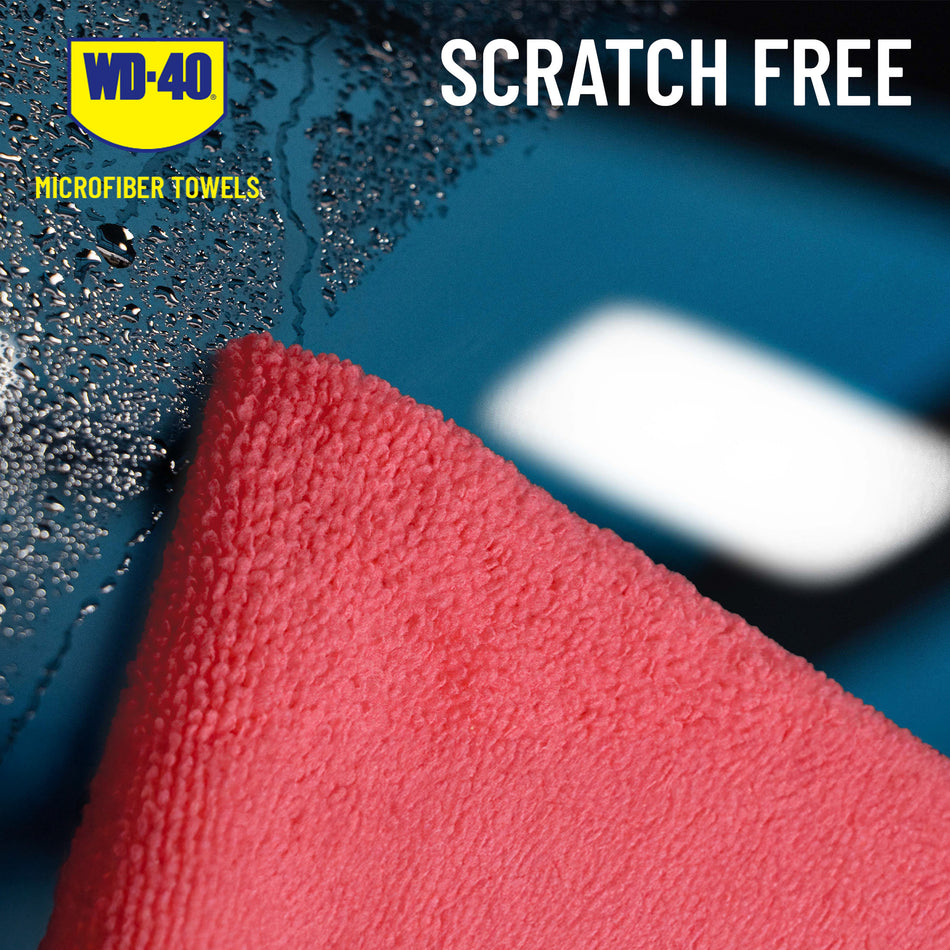 Red, 50 Box | Microfiber Towel | Extra Absorbent, Multipurpose