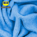 light blue, 3 Pack | close-up of microfiber texture detail | Extra Absorbent Multipurpose Microfiber Towel | L40102
