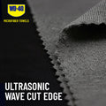 gray, 50 Box | close-up of edge texture detail | Extra Absorbent Multipurpose Microfiber Towel | L40110G