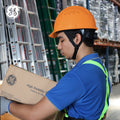 orange | GH326O vented cap style hard hat with chin strap