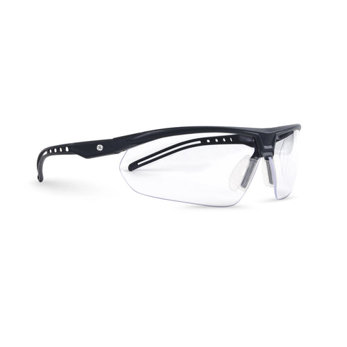 Wrap-Around Half-Frame Safety Glasses — GE PPE 08 Series, Anti-Fog, ANSI Z87.1