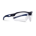 black/indigo, Clear Anti-Fog | ANSI Z87.1 Anti-Fog Lenses | Wrap-Around Safety Glasses — GE PPE 10 Series, Anti-Fog, ANSI Z87.1 | GE210CAF