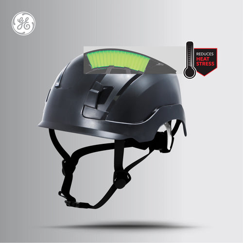 Non-Vented Type 1 Safety Helmet with Koroyd — GE PPE GH401, ANSI Z89.1-2014 Class E