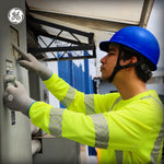 blue | Hard Hat | Cap Style Hard Hat — GE PPE GH327, ANSI Z89.1-2014 Type 1 Class E Dielectric | GH327B