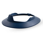 blue | side angle view of hard hat brim | Full Brim Accessory — GE PPE GH626 | GH626B