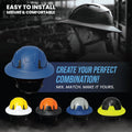 blue | top and front views with color options | Full Brim Accessory — GE PPE GH626 | GH626B