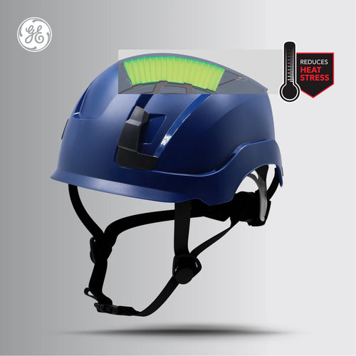 Vented Type 1 Safety Helmet with Koroyd — GE PPE GH400, ANSI Z89.1-2014 Class C