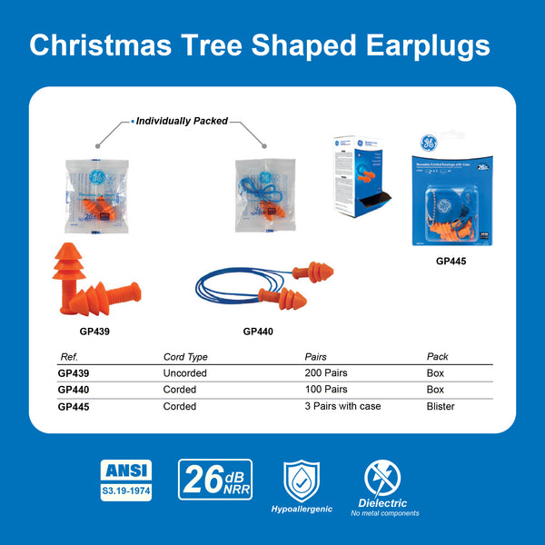 Christmas Tree Shaped Earplugs