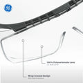 clear anti-scratch | Over-Prescription OTG Safety Glasses — GE PPE 12 Series, Dielectric, ANSI Z87.1 | GE112C