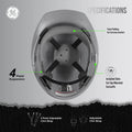 gray | interior top-down view with suspension system | Cap Style Hard Hat — GE PPE GH327, ANSI Z89.1-2014 Type 1 Class E Dielectric | GH327G