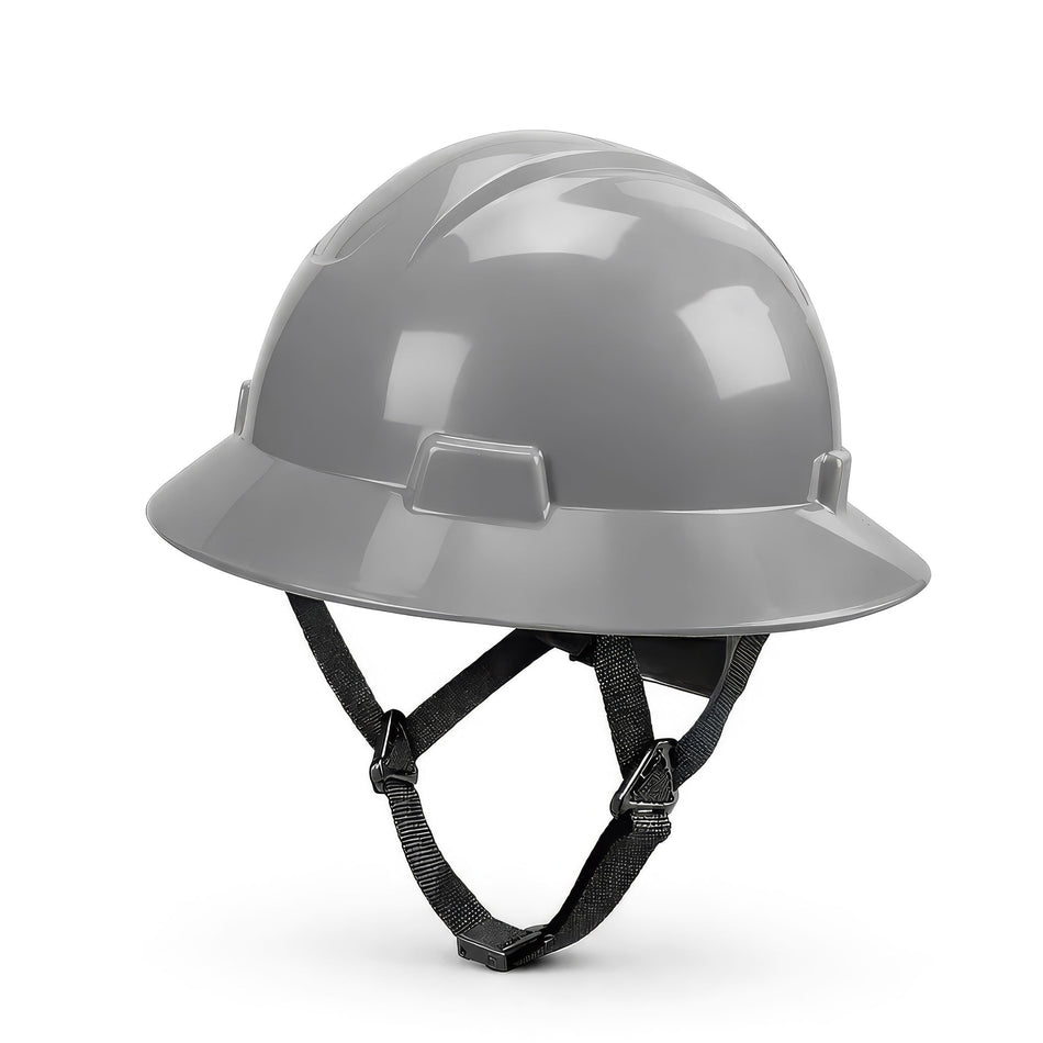gray | GH329 dielectric full brim hard hat