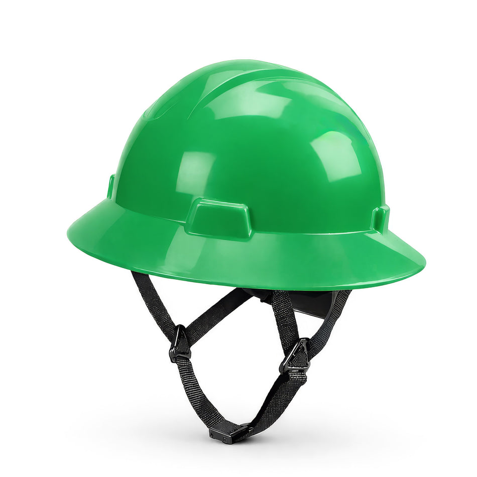 green | GH329 dielectric full brim hard hat