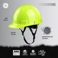 hi-vis lime | Hard Hat | Cap Style Hard Hat — GE PPE GH327, ANSI Z89.1-2014 Type 1 Class E Dielectric | GH327HN