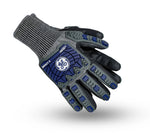 l, 1 Pack | ANSI Cut Level 5 | TPR Impact Foam Nitrile Work Gloves — GE PPE GG244, Impact Resistant | GG244LC