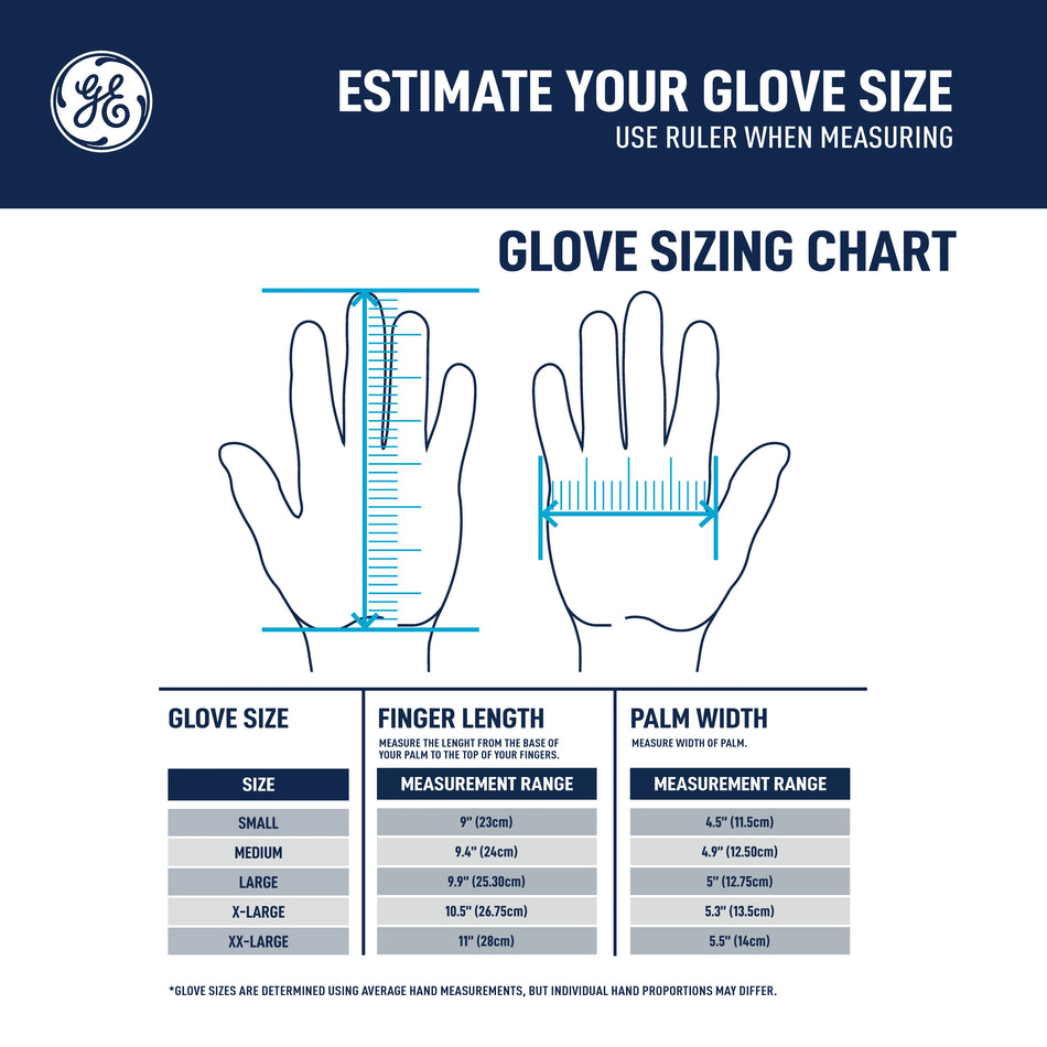 m, 1 Pack | glove sizing chart with measurement diagrams | A7 Cut & Impact Resistant Driver Gloves — GE PPE GG421, Leather | GG421MC