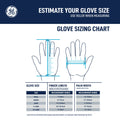 m | glove sizing chart with measurement guide | Hi-Vis TPR Impact Resistant Cut A4 Work Gloves — GE PPE GG422, Impact Resistant | GG422LC