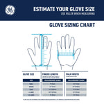 m | glove sizing chart with measurement guide | Hi-Vis TPR Impact Resistant Cut A4 Work Gloves — GE PPE GG422, Impact Resistant | GG422LC
