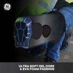 one size | person wearing knee pads on knees | Heavy-Duty Gel Knee Pads — GE PPE GR553, EN14404 Type 2 | GR553