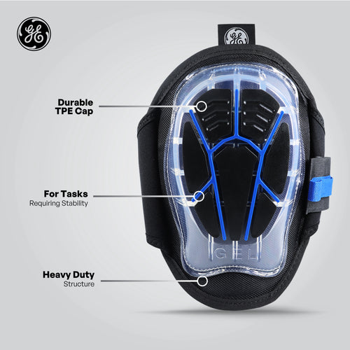Heavy-Duty Gel Knee Pads — GE PPE GR553, EN14404 Type 2