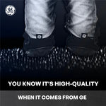 one size | close-up of knee pads in rain | PVC Cap Pro Knee Pads — GE PPE GR551, Ergonomic Fit | GR551