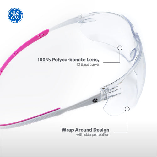 Wrap-Around Safety Glasses — GE PPE 30 Series, ANSI Z87.1