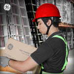 red | GH326R vented cap style hard hat with chin strap | Vented Cap Style Hard Hat — GE PPE GH326, ANSI Z89.1-2014 Type 1 Class C | GH326R