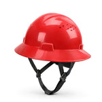 red | Full Brim Vented Hard Hat with 4-Point Ratchet Suspension – Type 1 Class C | GH328R