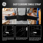 m | Lumbar Back Support Belt — GE PPE GR540, Ergonomic Fit | GR540M