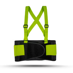 High-Visibility Back Support Belt — GE PPE GR542, Ergonomic Fit