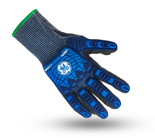 TPR Impact Cut Level 4 Micro Foam Work Gloves — GE PPE GG242, Impact Resistant
