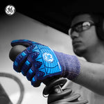 2xl | Micro Foam Nitrile, ANSI Cut Level 4 | TPR Impact Cut Level 4 Micro Foam Work Gloves — GE PPE GG242, Impact Resistant | GG2422XLC
