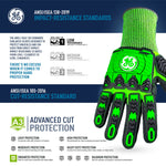 l | Sandy Nitrile TPR Impact Work Gloves — GE PPE GG240, Impact Resistant | GG240LC