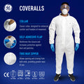 2xl | Type 5/6 Disposable SMS Coverall, Liquid Repellent — GE PPE GW900, EN ISO 13982-1 & EN 13034 | GW9002XL