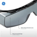 smoke anti-scratch | Over-Prescription OTG Safety Glasses — GE PPE 12 Series, Dielectric, ANSI Z87.1 | GE212S