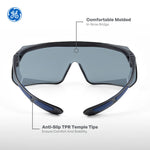 smoke anti-scratch | Over-Prescription OTG Safety Glasses — GE PPE 12 Series, Dielectric, ANSI Z87.1 | GE212S