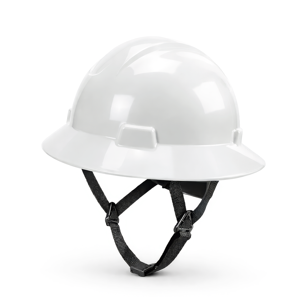 White | GH329 dielectric full brim hard hat